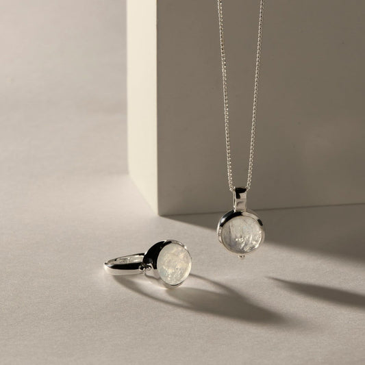 Sterling Silver Moonstone Necklace