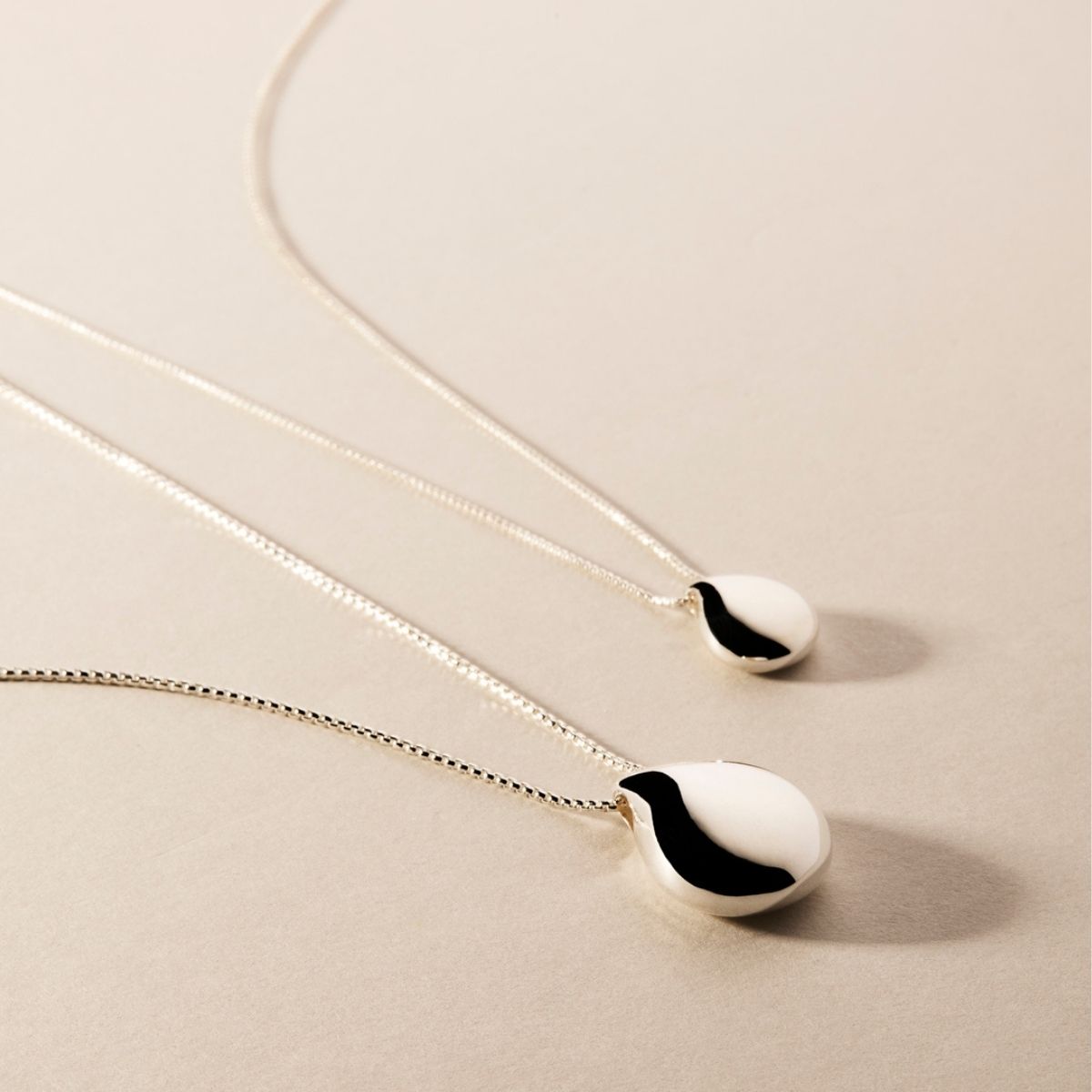 Sterling Silver Teardrop Necklace