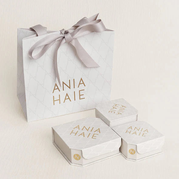Ania Haie Gold Pearl Link Chain Bracelet