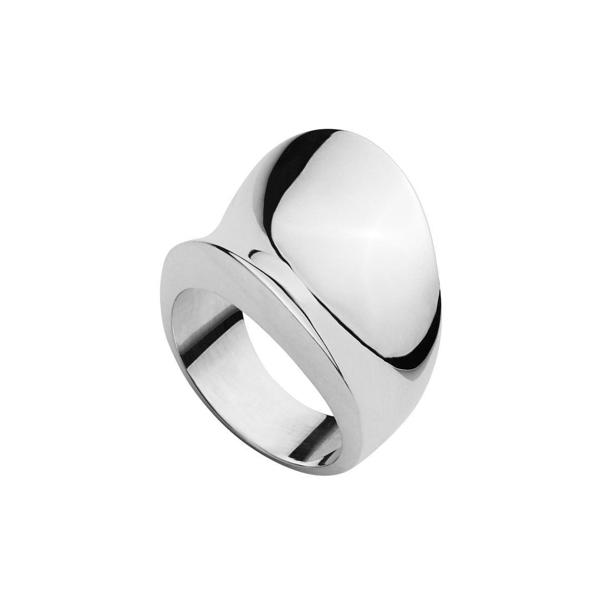 Sterling Silver Concave Ring