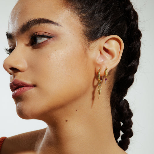 Ania Haie Gold Oval Hoop Earrings