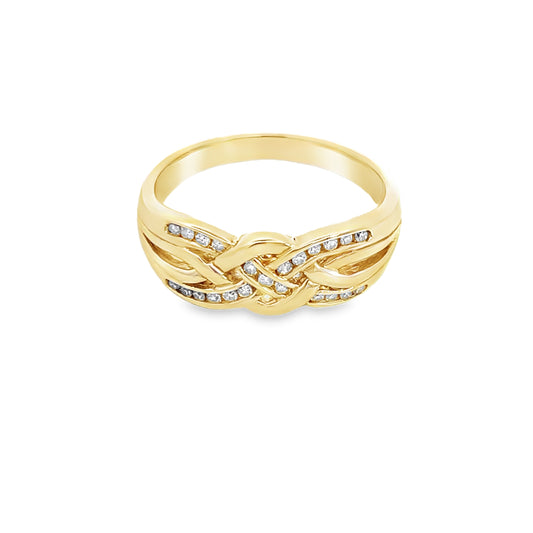 18ct Yellow Gold and Diamond Ring