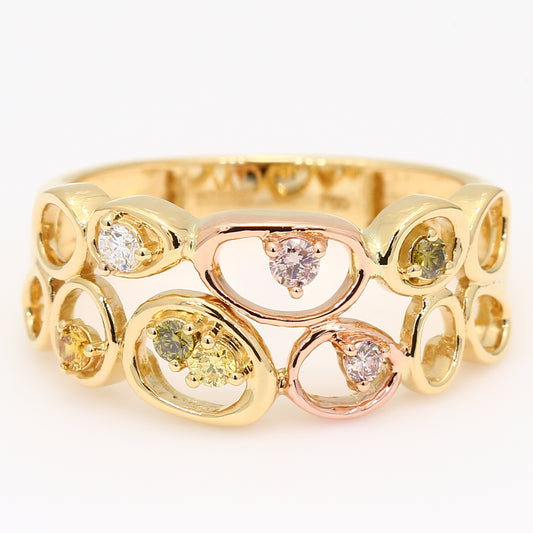 18ct Argyle Diamond Ring