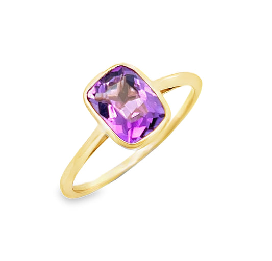 9ct Amethyst Ring