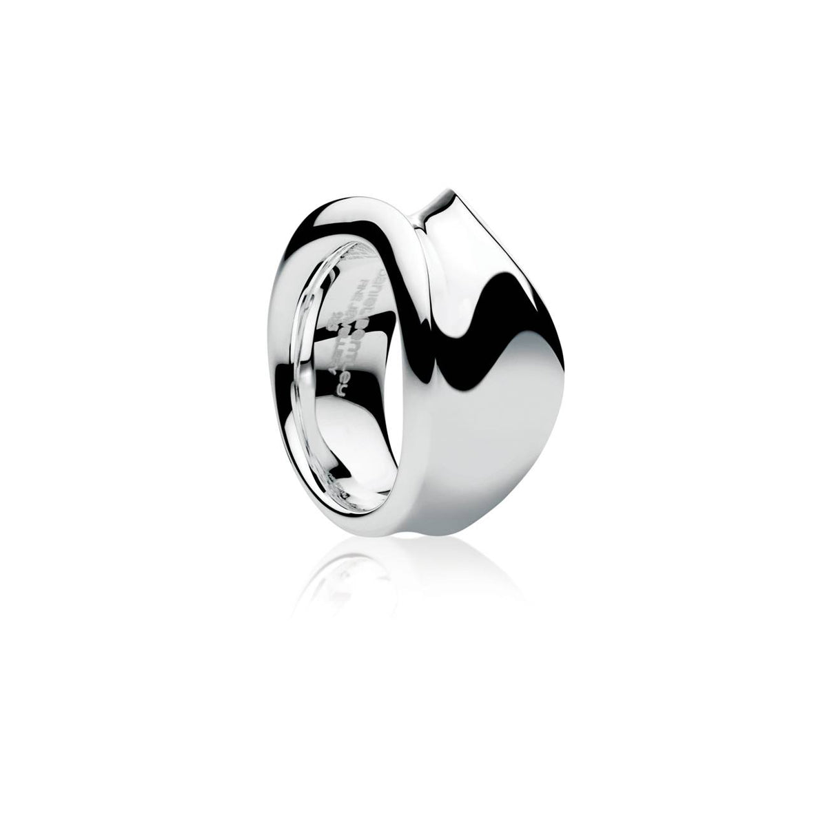 Ebb Tide ring in high polished silver. RRP $650 #54