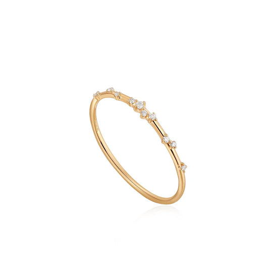 14K Gold Stargazer Constellation Ring