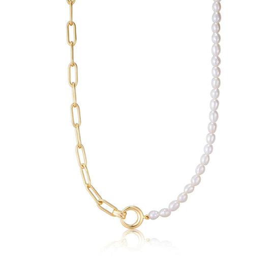 Gold Plated Chunky Link Chain Necklace