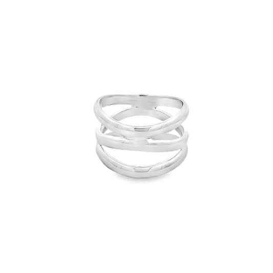 Triple Band Silver Ring