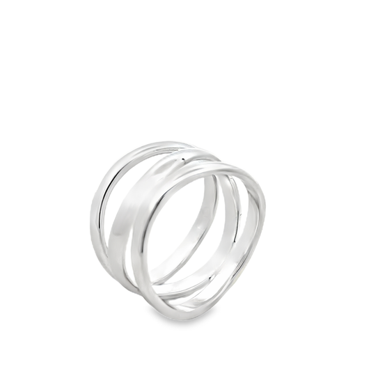 Triple Band Silver Ring