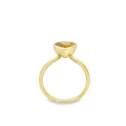 9ct Golden Beryll Ring