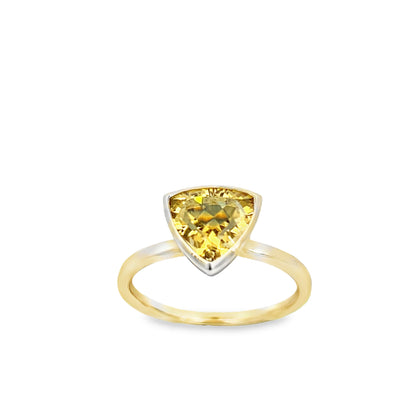 9ct Golden Beryll Ring