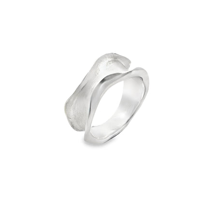 Silver Wave Ring