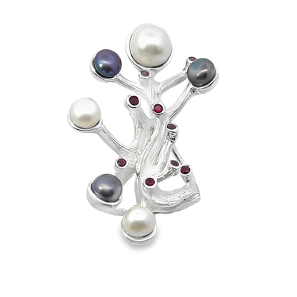 Silver Coral-Inspired Ring