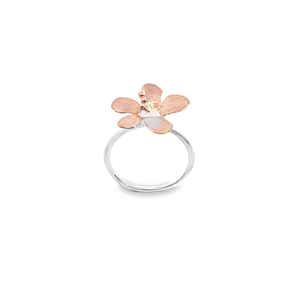 Rose Gold Plated Flower Ring