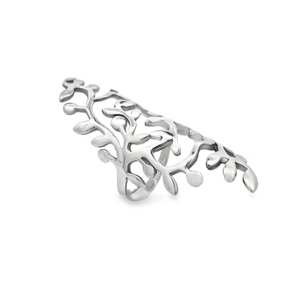 Silver Vine Ring