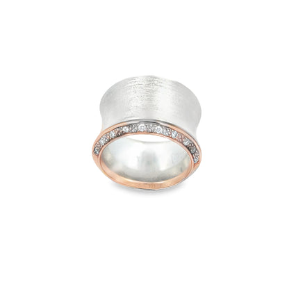 Silver Concave Ring