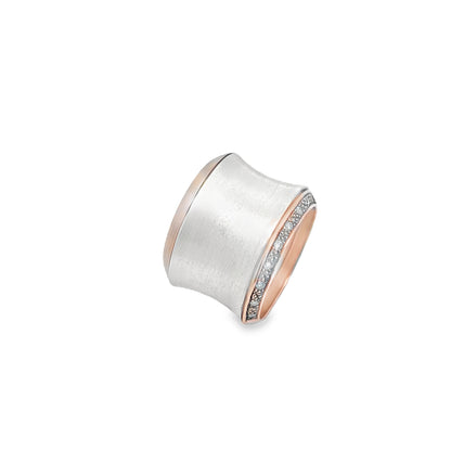 Silver Concave Ring