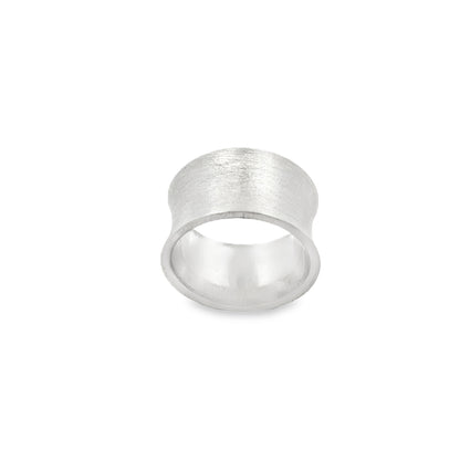 Silver Concave Ring