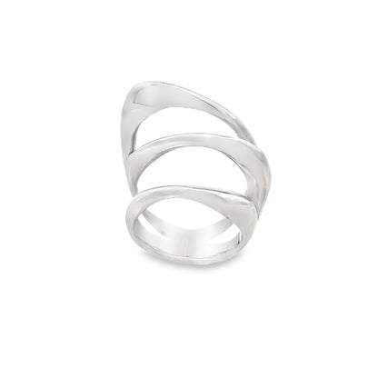 Silver Spiral Ring