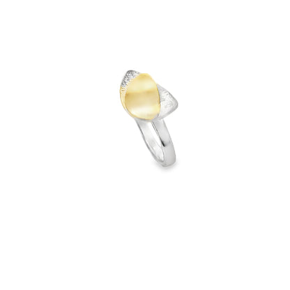 Silver Two-Tone Ring