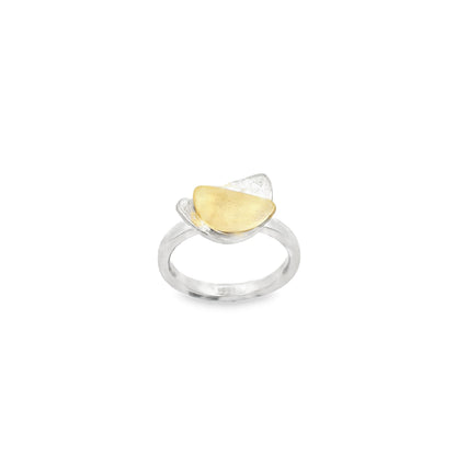 Silver Two-Tone Ring