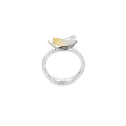 Silver Two-Tone Ring