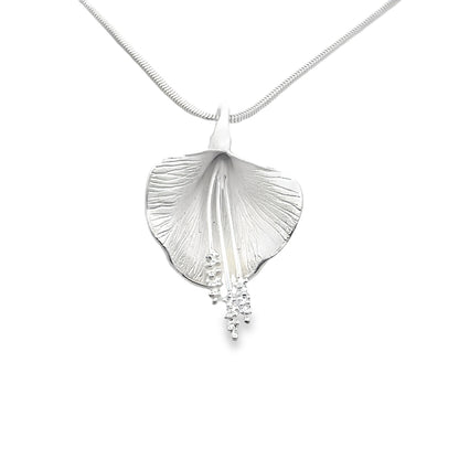Silver Lily Necklace