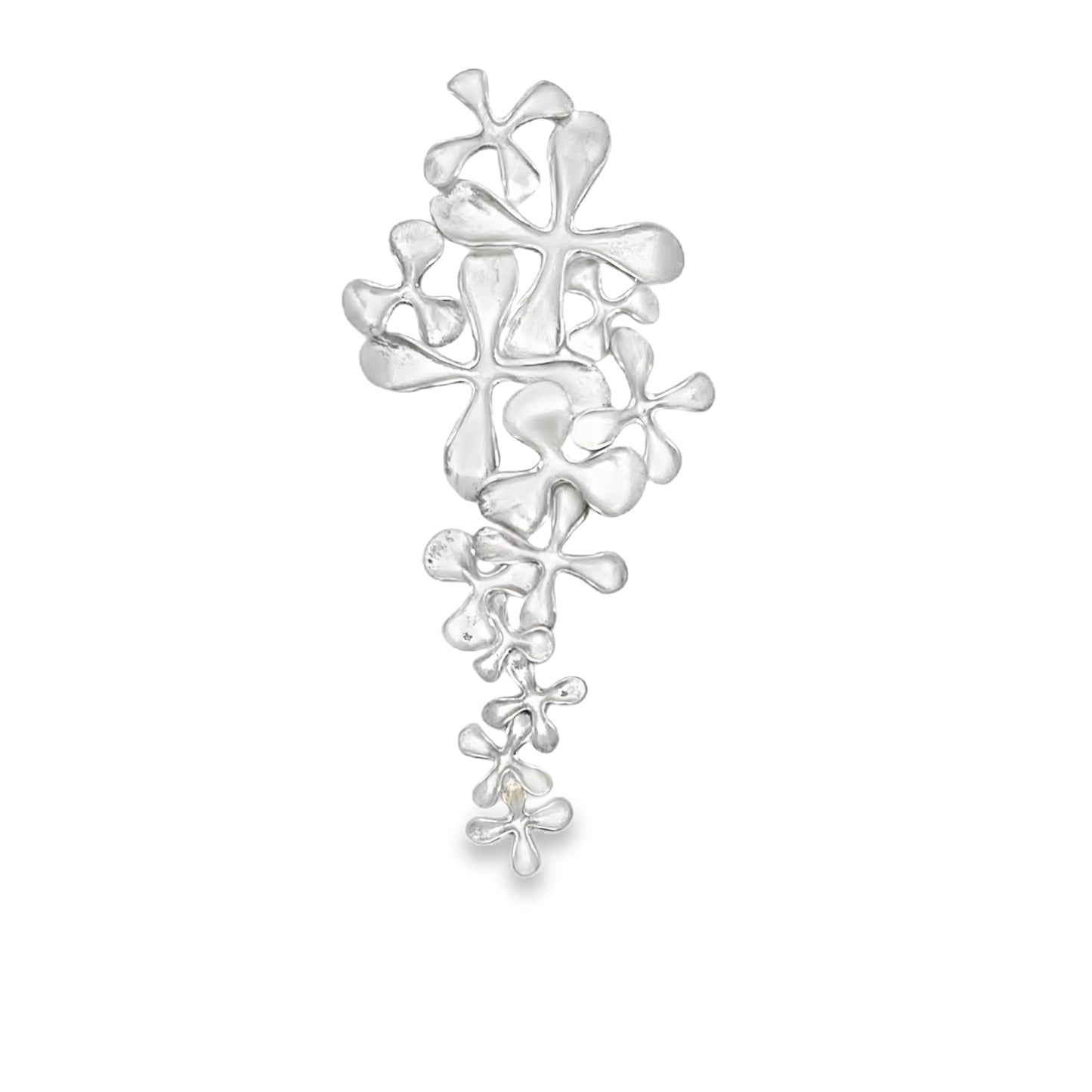 Floral Silver Necklace