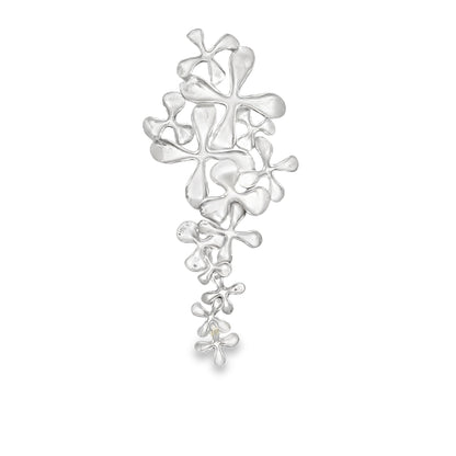 Floral Silver Necklace