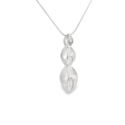 Silver Three Seed Necklace