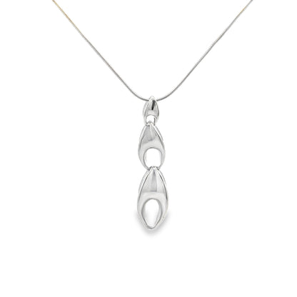 Silver Three Seed Necklace