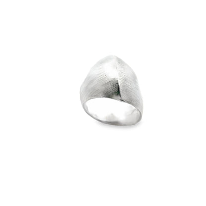 Matt Silver Ring