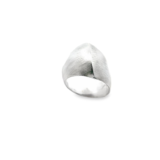 Matt Silver Ring