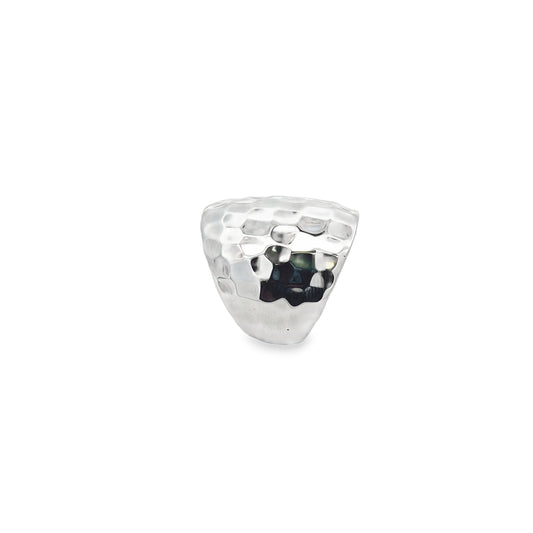 Silver Hammered Ring