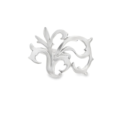 Silver Floral Ring