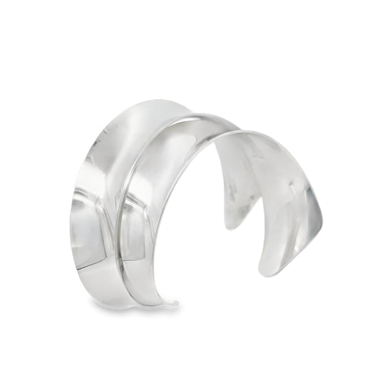 Elegant Silver Cuff Bracelet