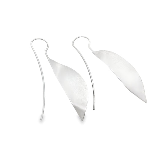 Silver Semi Circle Earrings