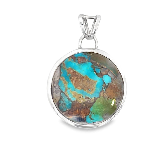 Silver Turquoise Pendant