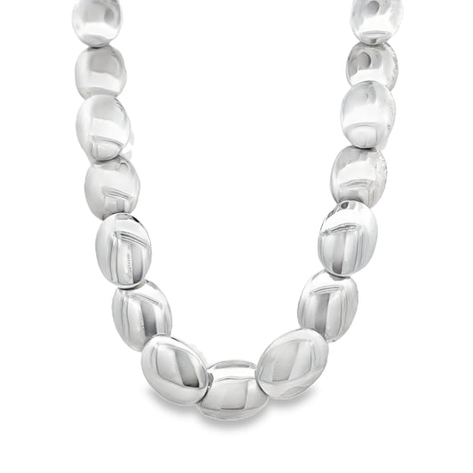 Silver Pebble Necklace