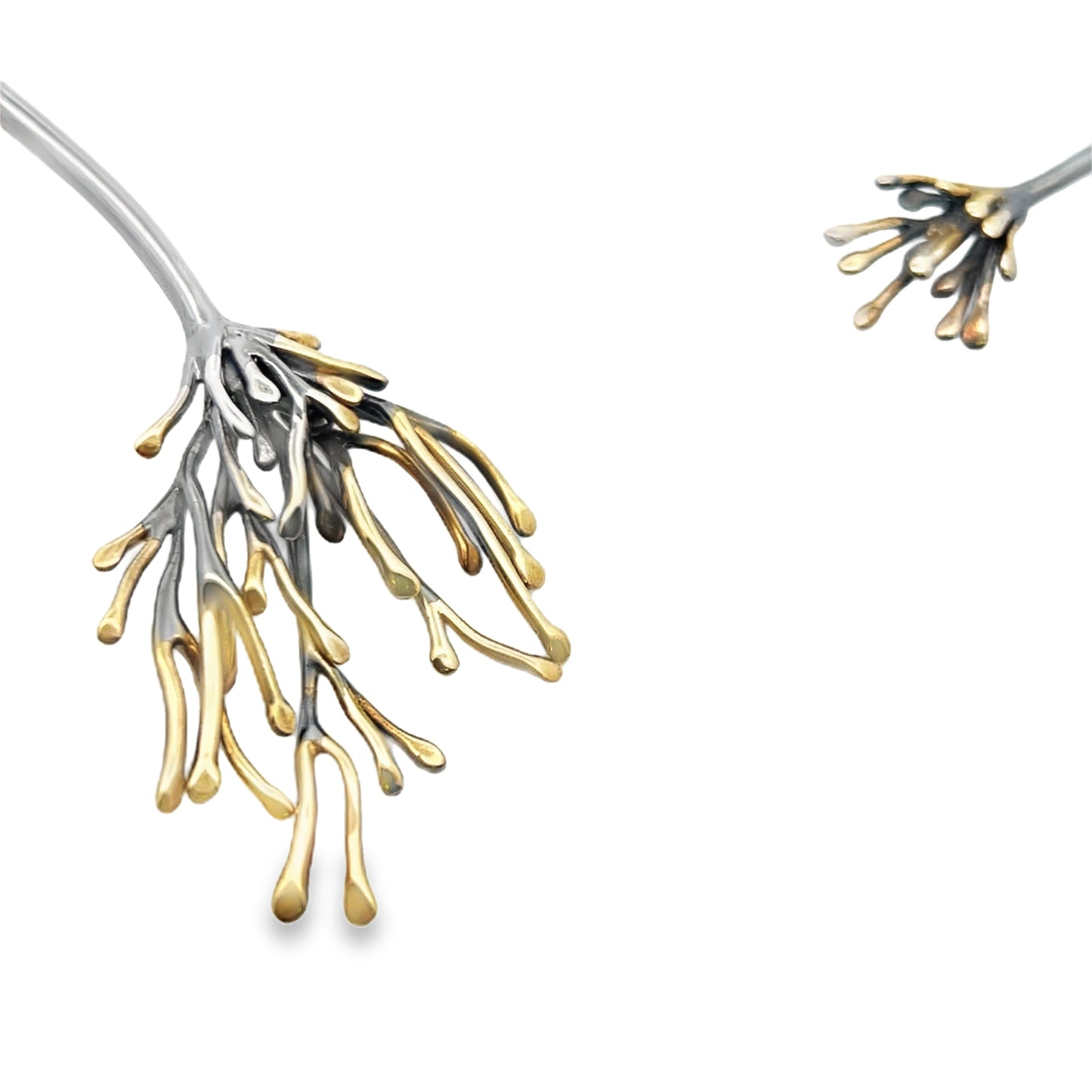 Silver Branch Neck Cuff
