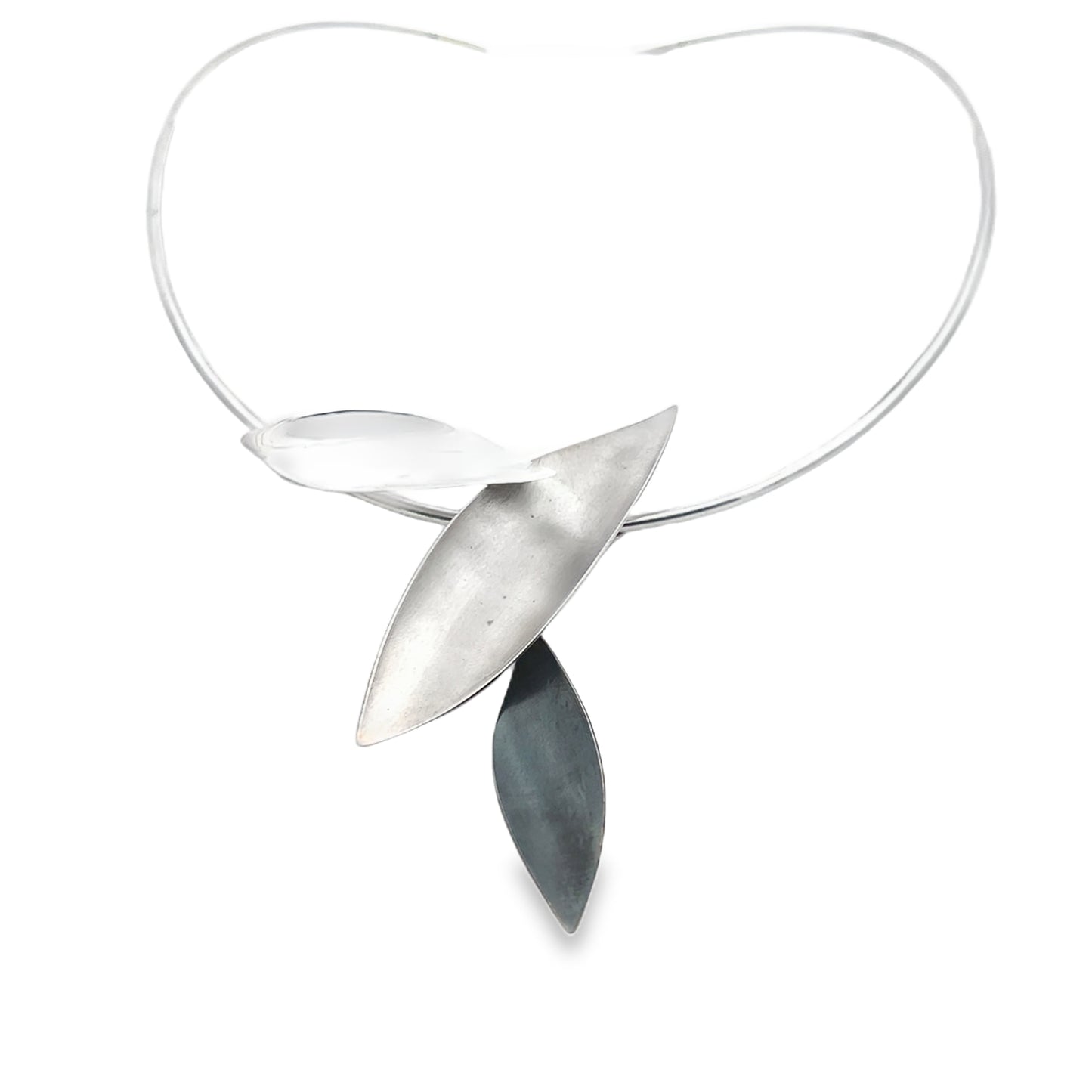 Modern Tri Leaf Pendant