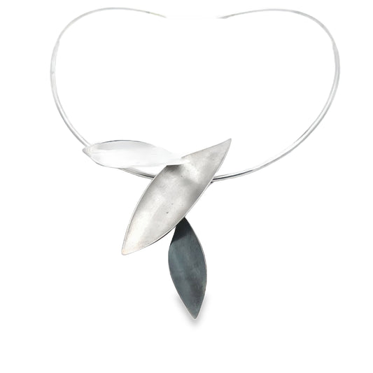 Modern Tri Leaf Pendant