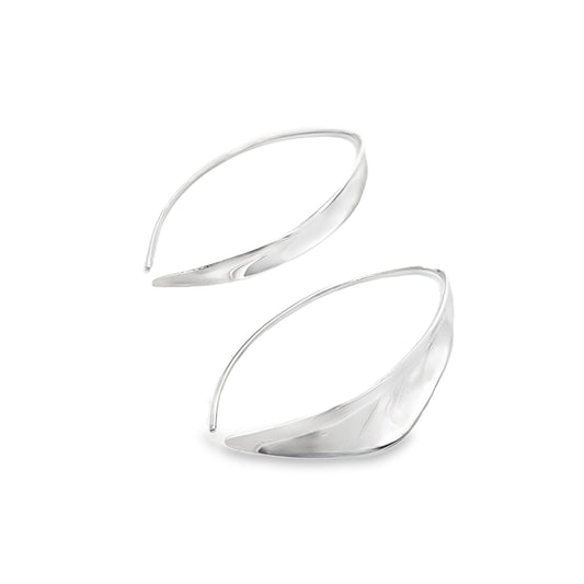 Sleek Silver Earrings