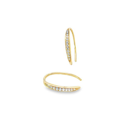 9ct Diamond Earrings