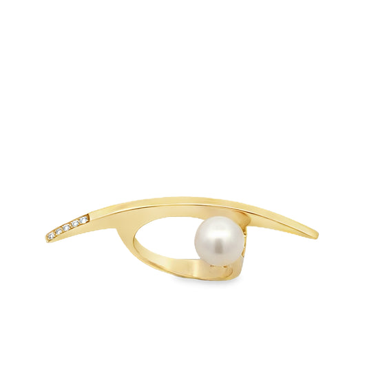 14ct FWP and Diamond Ring