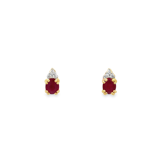 9ct Ruby and Diamond
