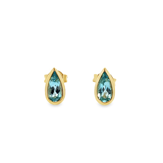 9ct Topaz Studs