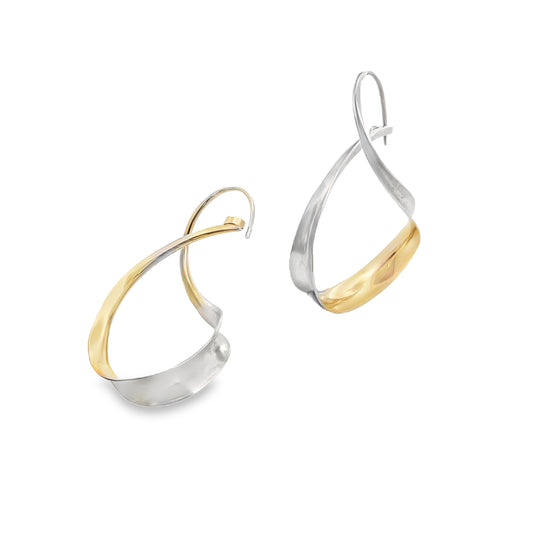 Silver and Gold Plated Earrings