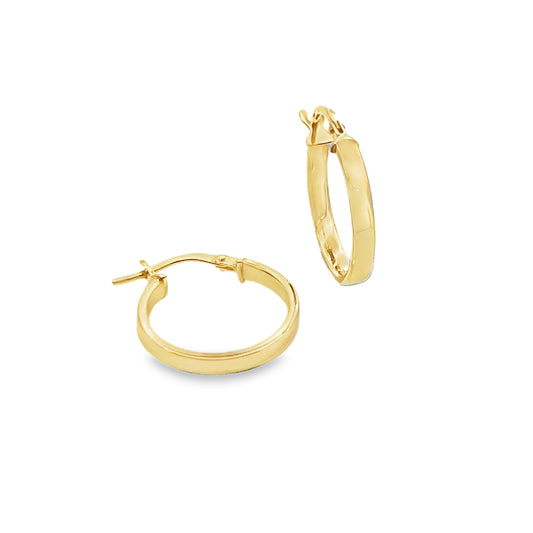 9ct & Silver Bonded Hoop