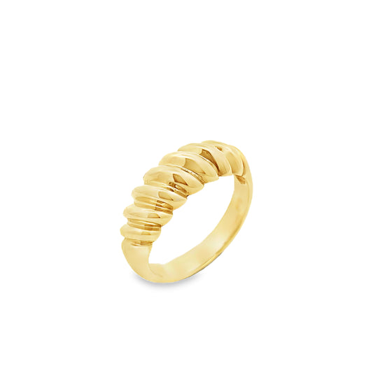 18ct Twisted Gold Ring